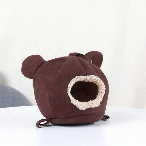 Lit d'hiver moelleux pour hamster, nid douillet, hamac, maison chaude pour jeunes écureuils (1/4)