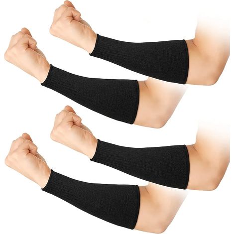 2 Paar Armschutz-Ärmel schnittfeste Armmanschetten-Abdeckung atmungsaktive Feuer-Ärmel Unterarm-Ärmel-Schutz für Männer Damen Garten Küche Hof Garagenarbeit (1/5)