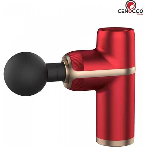 Cenocco Tragbare Mini-Massagepistole Red (1/4)
