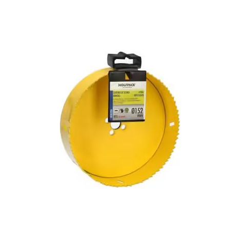 Sega a corona wolfpack linea profesional argento 152 mm