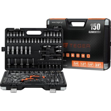 Set di chiavi a bussola da 150 pezzi / set (1/3)