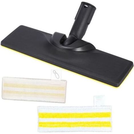 3 PCS Set Suceur de Sol pour Kärcher SC2, SC3, SC4, SC5 Nettoyeur Vapeur, Accessoires de remplacement pour Kärcher Easyfix Nettoyeur Vapeur, 1 Buse de Sol et 2 Serpillère en Microfibres (1/4)