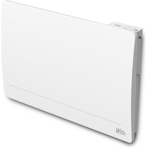 Warm Tech – Radiateur à inertie fonte 1500 W – Protection IP24 – Thermostat LCD programmable – Fixation murale – Pour pièces jusqu'à 15m² (1/5)
