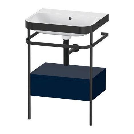 DURAVIT HP4740N9898 Support métallique avec kit de fixation pour Happy D.2 Plus, sans couvercle de siège