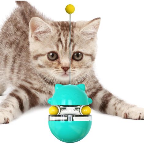Pet Cup – Gioco rompicapo per gatti Puzzle per cibo per gatti con rotazione a 360 gradi per intrattenere il tuo gatto domestico