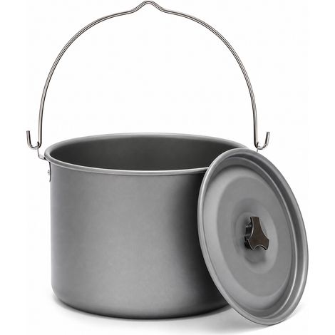 Marmite de camping en aluminium 4,5 L pour pique nique 5 à 8 personnes (1/5)
