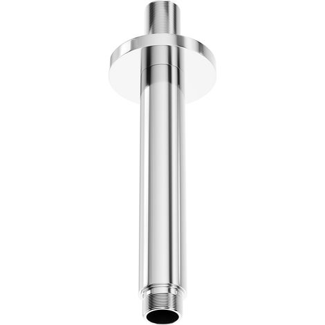 Circo Polished Chrome 150mm Round Vertical Shower Arm (1/5)