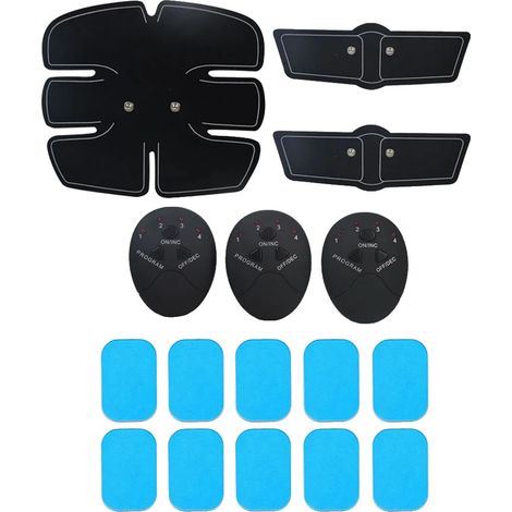 Estimulador muscular abdominal, diseño portátil, tecnología EMS recargable, 4 (1/2)