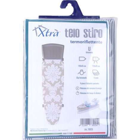 Funda de tabla de planchar con doble cara térmica 140X55 Xtra 09904