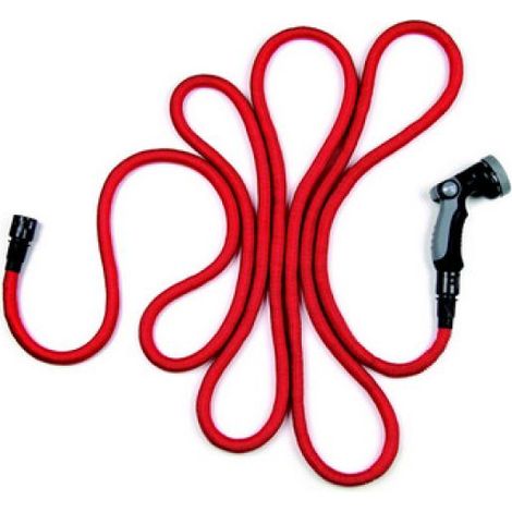TUBO DA GIARDINO BAMBOO ESTENSIBILE Rosso - Mt 2,5-7,5