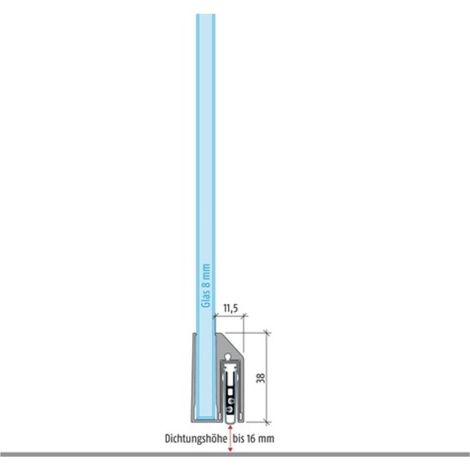 Joint de porte KG-A8 schmal (1/3)