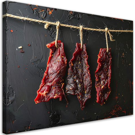 Quadro su tela, Carne essiccata, 30x20 (1/5)