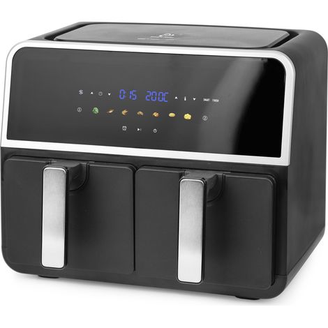 Emerio Doppel-Heißluftfritteuse AF-132833 2x 4,5 L 1700 W