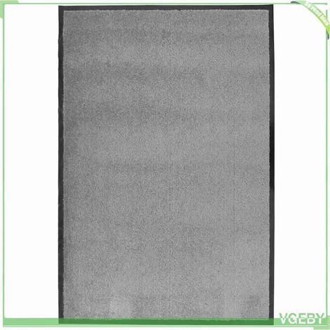 Paillasson - FAFEISY - 4105635 - Gris 60x90 cm - Polypropylène - Support PVC antidérapant (1/5)