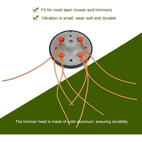 4-Faden-Nylon-Trimmerkopf für Benzin-Freischneider, Schnellvorschub-Trimmerkopf, 4er-Set, für Fadentrimmer und Benzin-Freischneider (1/3)