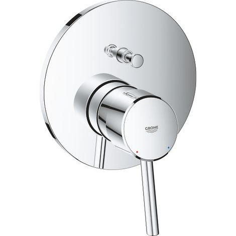 Mitigeur mécanique encastrable 24054001 – 2 sorties avec inverseur – Cartouche céramique GROHE SilkMove 46 mm – Débit 27 l/min (1/6)