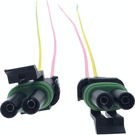 2,5-Serie Kfz-Kabelbaumstecker, 2-polig, wasserdicht, weiblich -- JB1168-2P