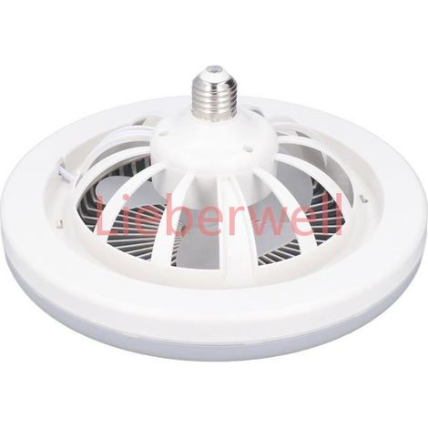 SALALIS,lumière de ventilateur de plafond Lampe de ventilateur de plafond petite E27 30W lampe de ventilateur LED réglable (1/4)