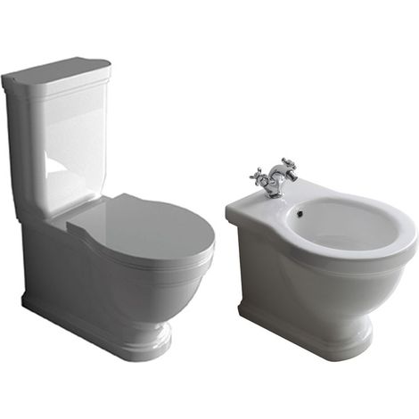 Sanitari Ethos monoblocco cm. 68x38 con sedile standard di