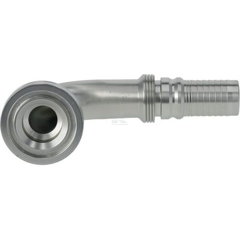 Raccordo 4SH-DN25 con flangia ø54,0 mm 90° ALFAGOMMA SFSH252090G2 (1/3)
