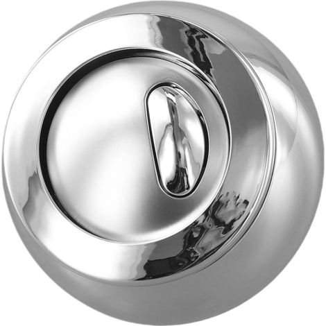 Bouton poussoir pour WC Siamp 32500007 50, pour double chasse d'eau à câble pour Twyford Vitra, argenté (1/5)