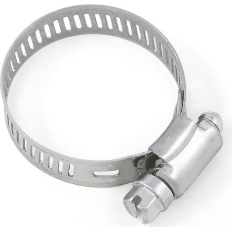 Fascetta stringitubo 15 - 24 mm. in acciaio Inox A2 - AISI 304 - 2 pz.