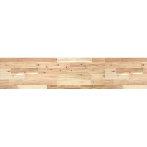 Étagère murale,Étagère flottante 160x30x2 cm bois d'acacia massif non traité CFW89764 (1/5)