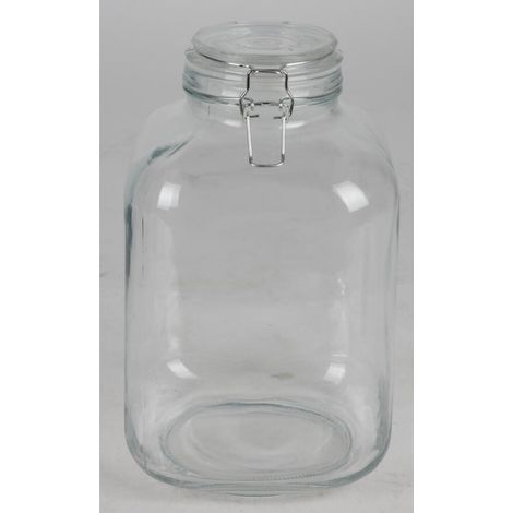 6x XXL Drahtbügelglas 4,8L Einwecken Einmachen Verschluss Kochen Gefäß Vorrat (1/3)