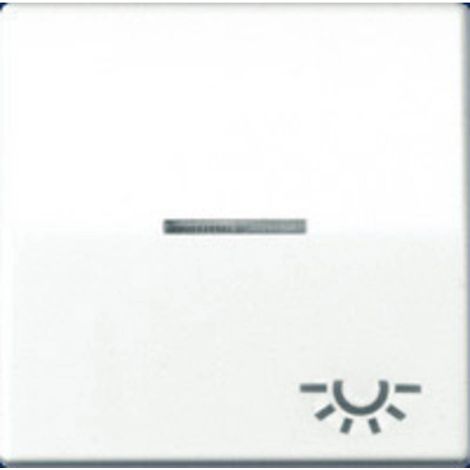 Jung simple Insert Bouton-poussoir blanc-alpin AS591KO5LWW 1 pc(s) Q265952 (1/2)