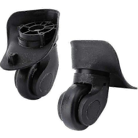 Paire de roues de rechange universelles robustes et silencieuses en caoutchouc pour valises Samsonite Platinum (1/5)
