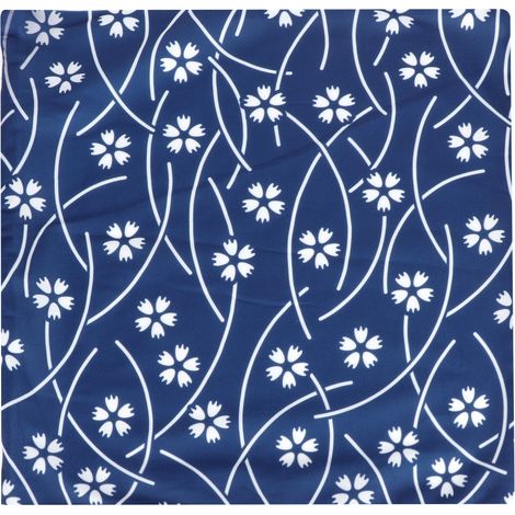 2 Coussin décoratif bleu et blanc texturé, housse pour canapé et sofa, taie d'oreiller pour décoration intérieure (Type 3) (1/5)