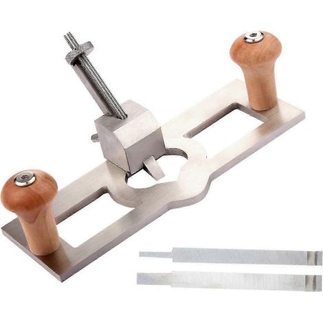 Ensemble de raboteuse-défonceuse, outil portatif plat pour le travail du bois, lames en acier inoxydable pour bois de pin, lames intelligentes de 3 mm/6 mm. (1/5)