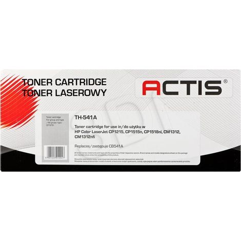 Tóner ACTIS TH-541A - Reemplazo para HP 125A y Canon CRG-716C (Cian)