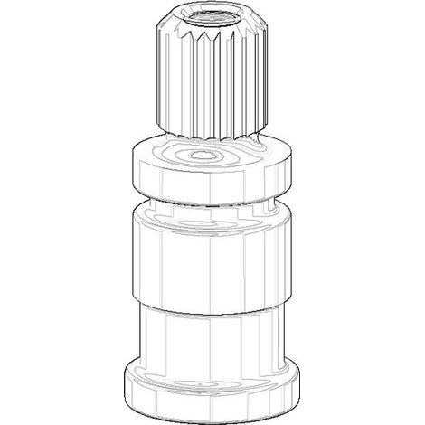 DO Anschluss Spindel ERSATZTEILE 092906020 D 12 x 28 mm Chrom