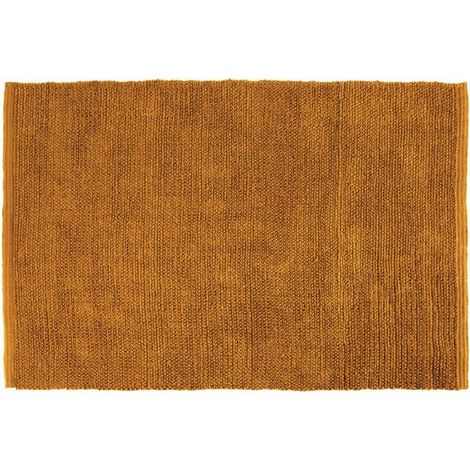 VIVARAISE - Tapis Elios en jute - 120 x 170 cm, couleur moutarde (1/5)