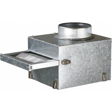 Filtro para Grupo de Distribución de Aire Caliente 400 m³/h Repuesto para Sistemas de Ventilación de Chimeneas (1/2)