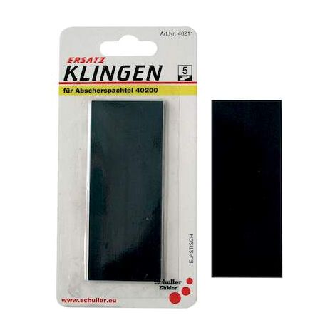 Schuller Abscherspachtelklingen - Spachtelklinge 100mm passend für Abscherspachtel - 5 Stück