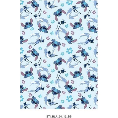 Plaid 110 cm x 150 cm Stitch (Lilo & Stitch)