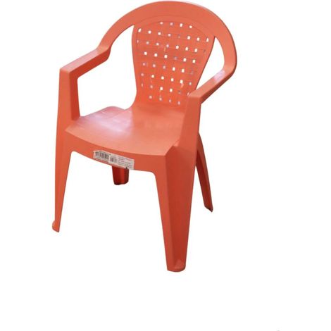 Sediolina per bambini corallo cm 36x30x50h