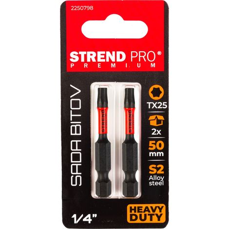 Bit Strend Pro Premium Torx, T 25, Pack. 2 Stk. (1/2)
