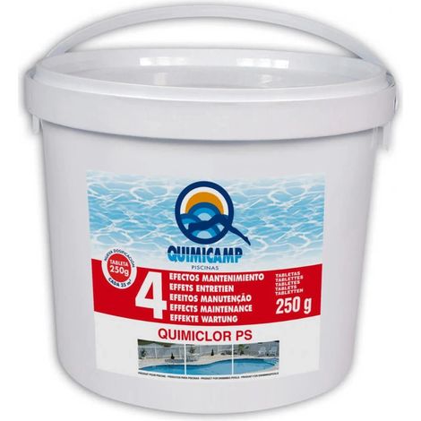 Quimicamp Chlore Quimiclor 4 Actions Effet 5 Ktab 250 g 201505