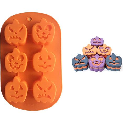 Molde de silicona para calabaza de Halloween