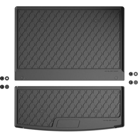 Vasca baule su misura in gomma sintetica - compatibile per Peugeot 5008 (09/24) 7 posti (1/5)