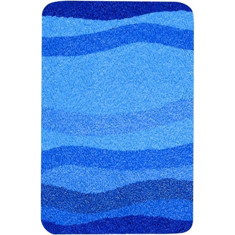 Kleine Wolke Badteppich Miami himmelblau, 50x 60 cm Duschvorhänge & Badtextilien