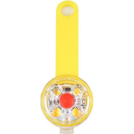 Jaune 1PC Luce di Sicurezza LED Lampeggiante per Cani e Gatti - Lampada LED Ricaricabile USB per Animali Domestici, 3 Modalità di Lampeggio, Impermeabile (1/5)