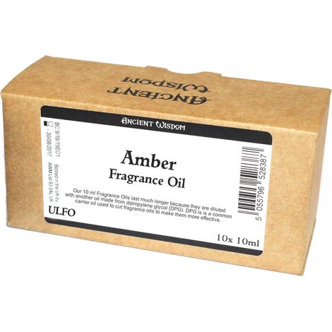 10 ml d'huile parfumée ambrée - SANS ÉTIQUETTE- Vendu par 1