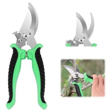 Multifunctional garden shears with non-slip locking handle, Gardena garden shears, garden shears for cutting shrubs and fences