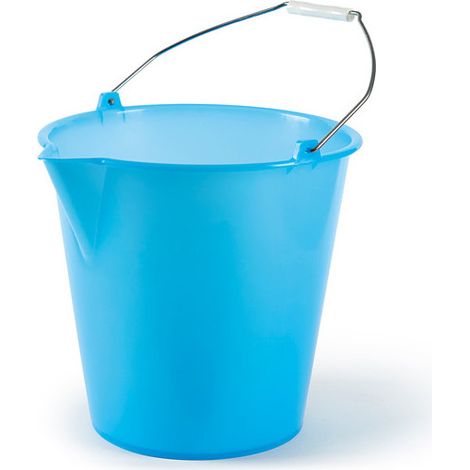 Cubo de Polietileno Perfecto con Pico 12 Litros Azul