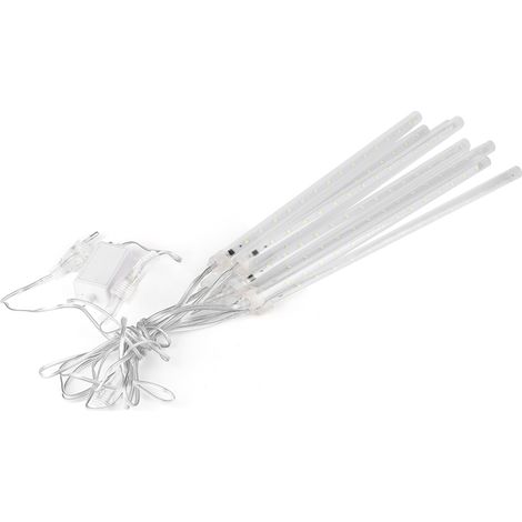 Guirlande lumineuse cascade 144 LED étanche jaune 220V prise UE pour décoration extérieure cour jardin maison (1/5)