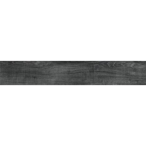 Aelle - Carrelage sol / mur effet bois 20x120 cm ARTWOOD BLACK - Vendu par boîte de 1.44 m² (1/5)
